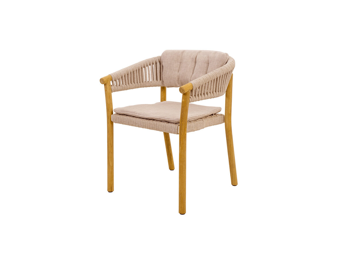Marcella dining chair - flat rope
