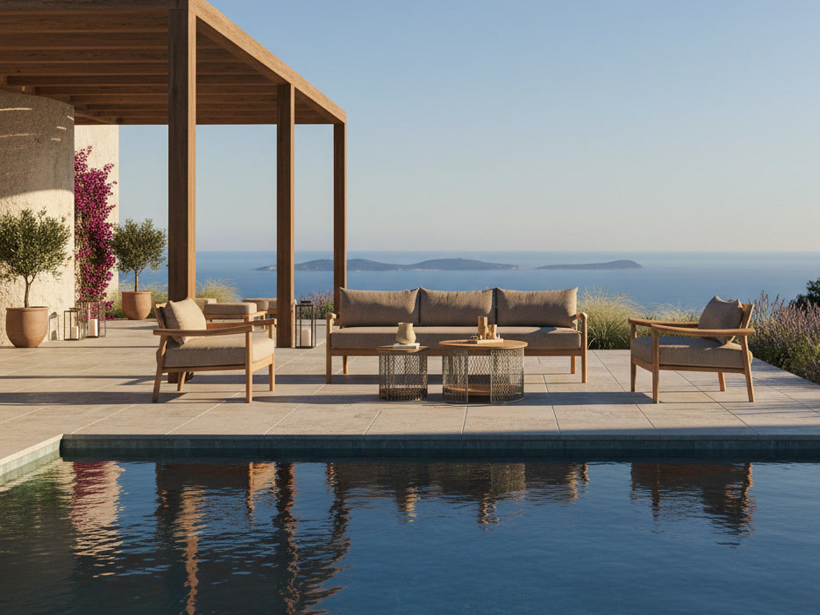 Isabella lounge love seat