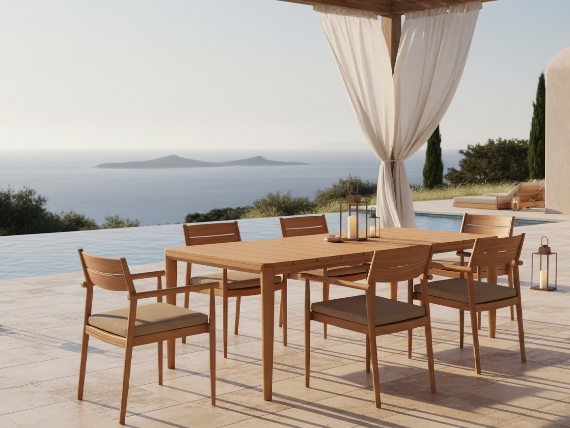 Isabella tafel en stoelen 2 Isabella table