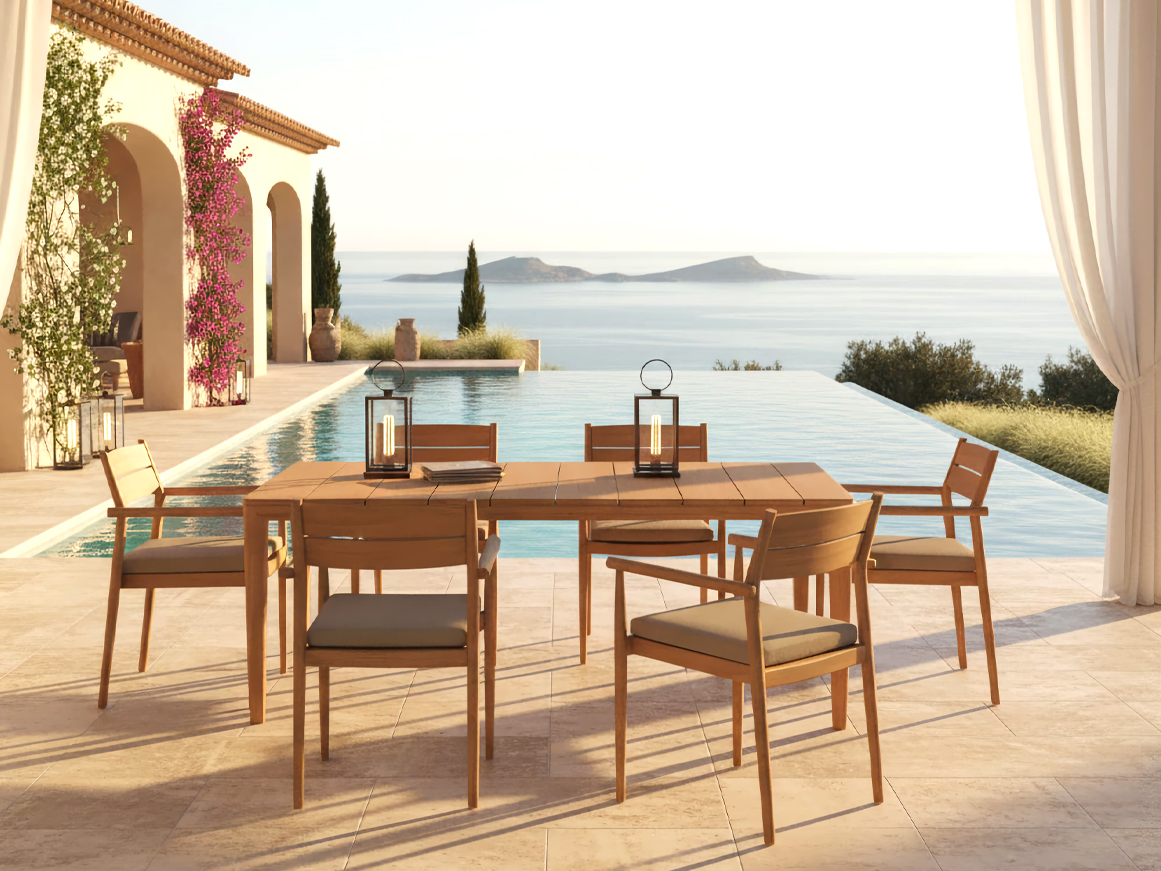 Isabella tafel en stoelen Isabella table