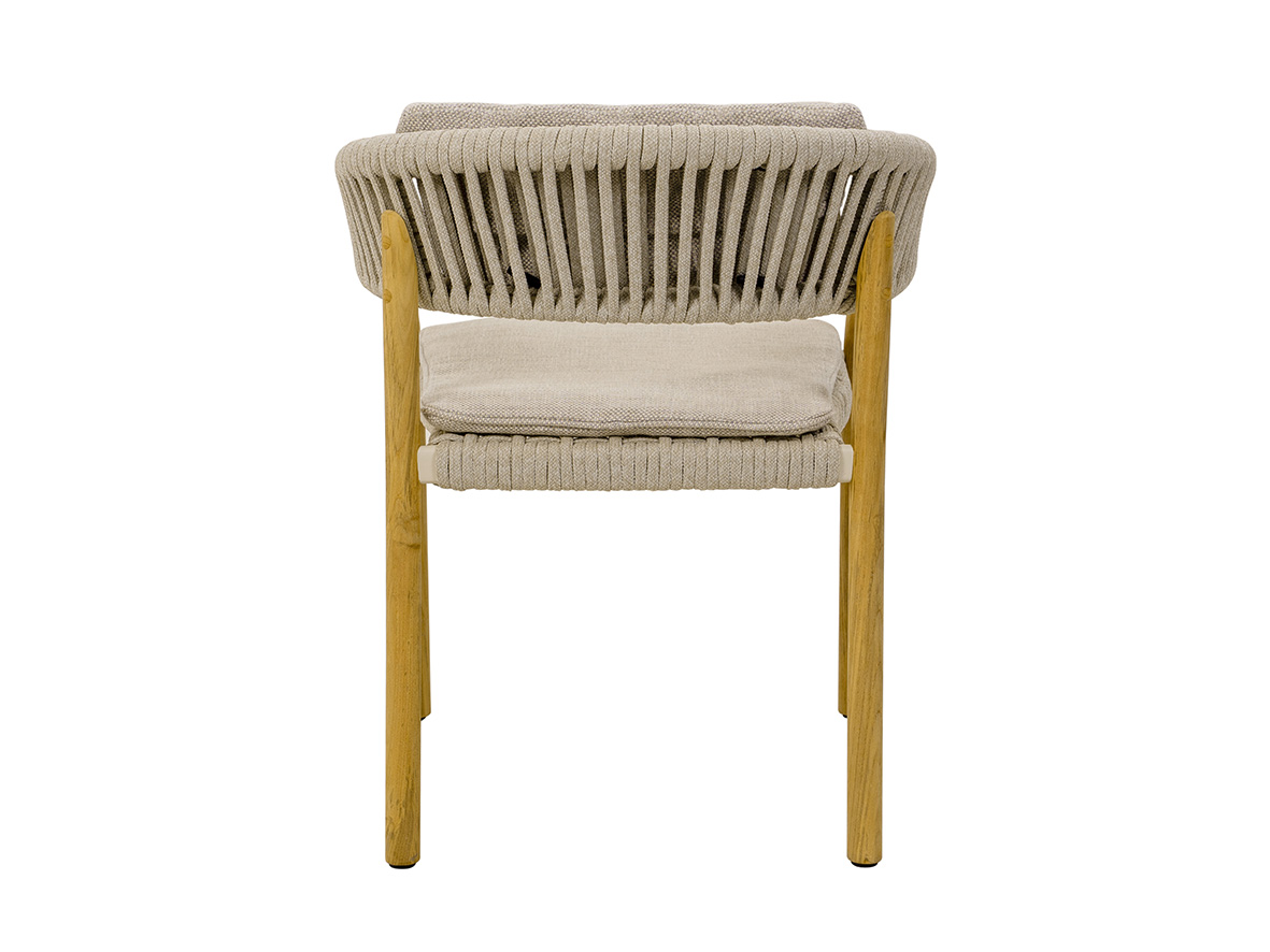 Marcella dining chair - flat rope