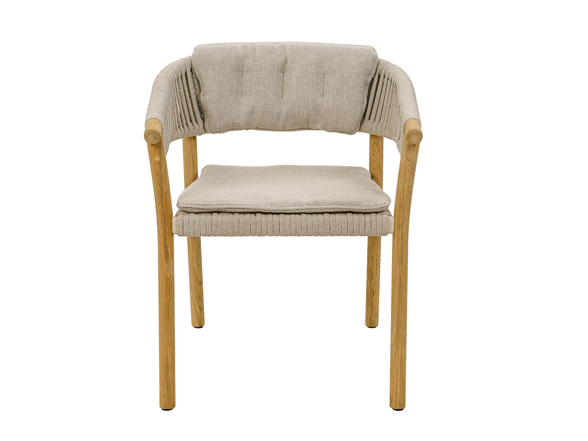 Marcella dining chair - flat rope