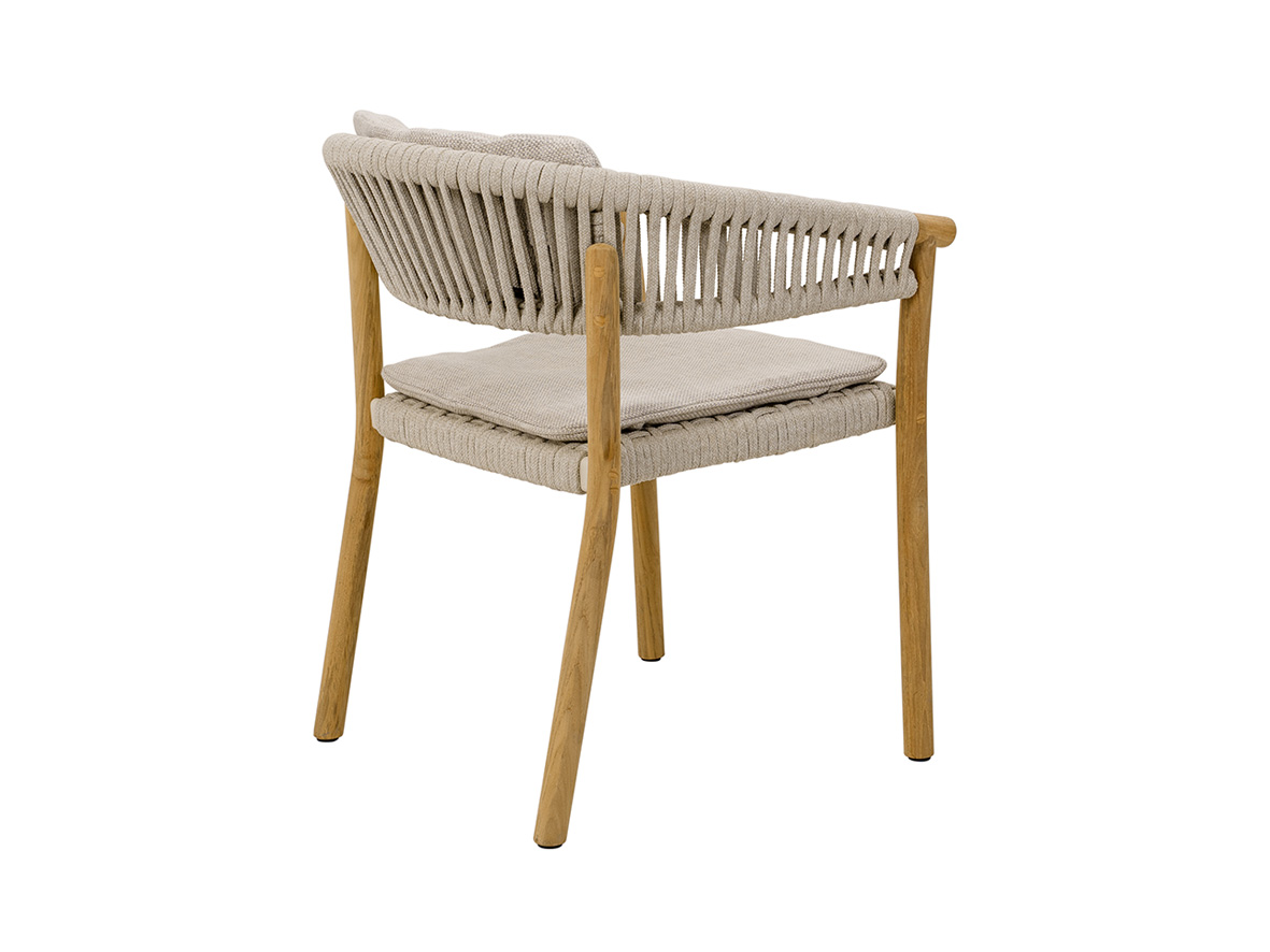 Marcella dining chair - flat rope