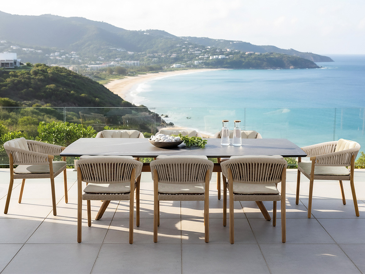 Marcella dining chair - flat rope