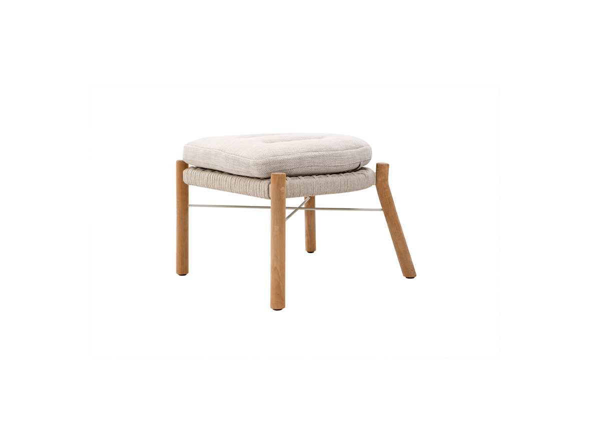 marcella club footstool_home Marcella club footstool - flat rope